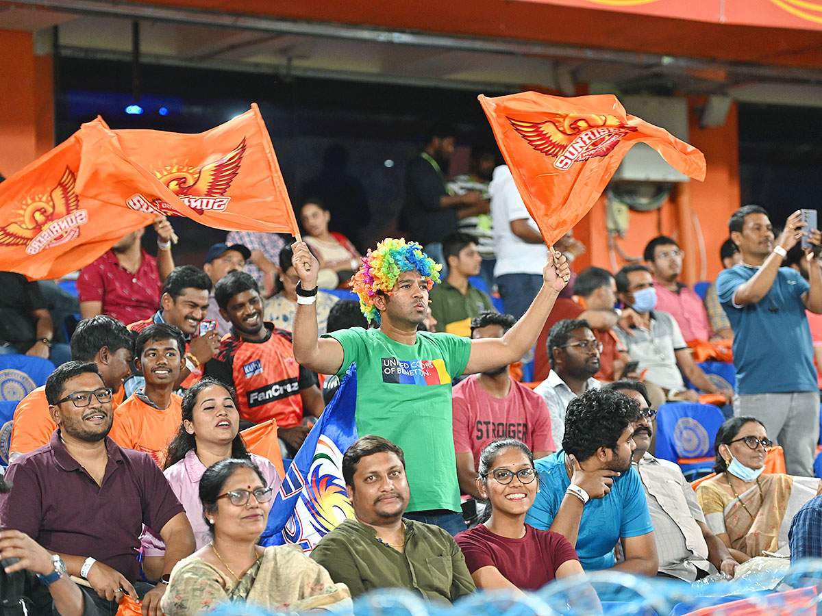 IPL 2023 Match Between SRH And MI In Uppal Stadium Hyderabad - Sakshi3