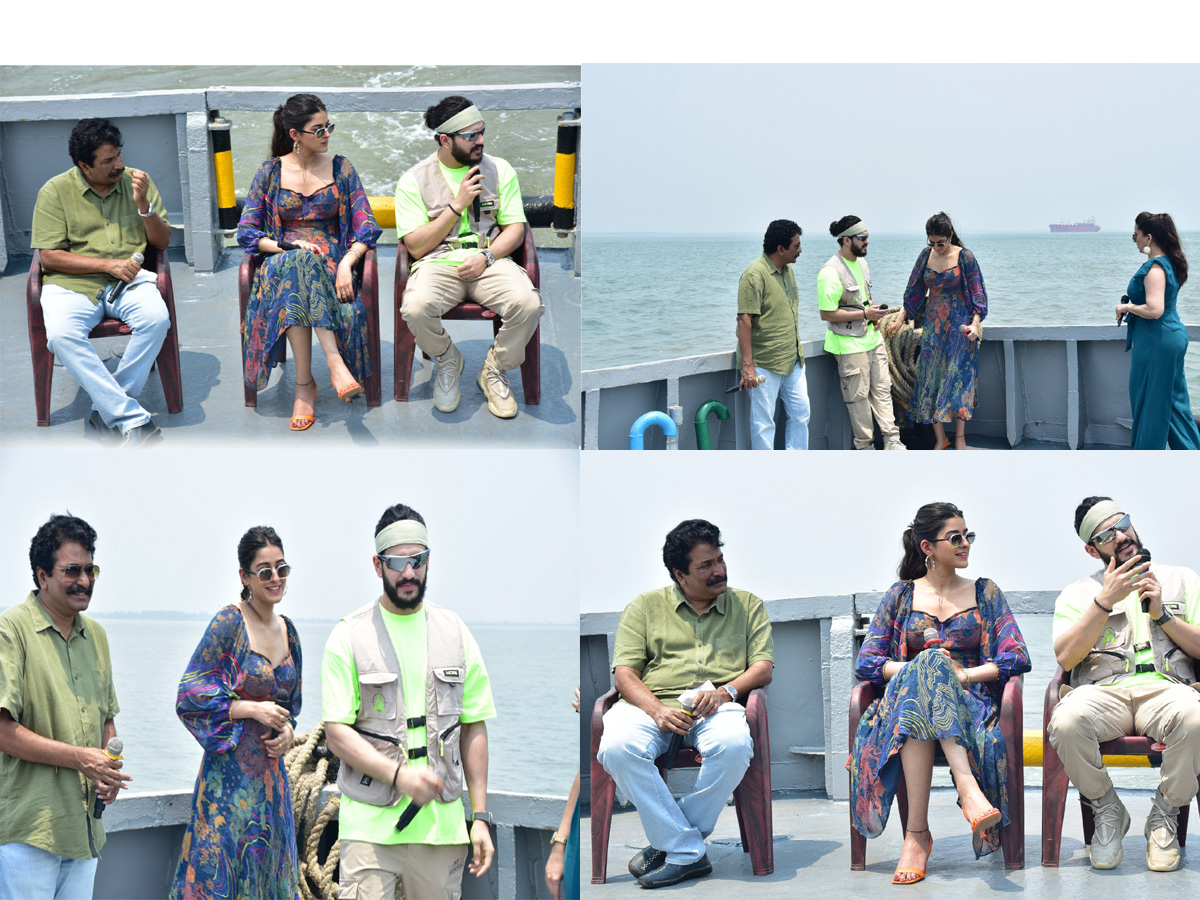 Agent Movie Team Visited Kakinada Port Photos - Sakshi1