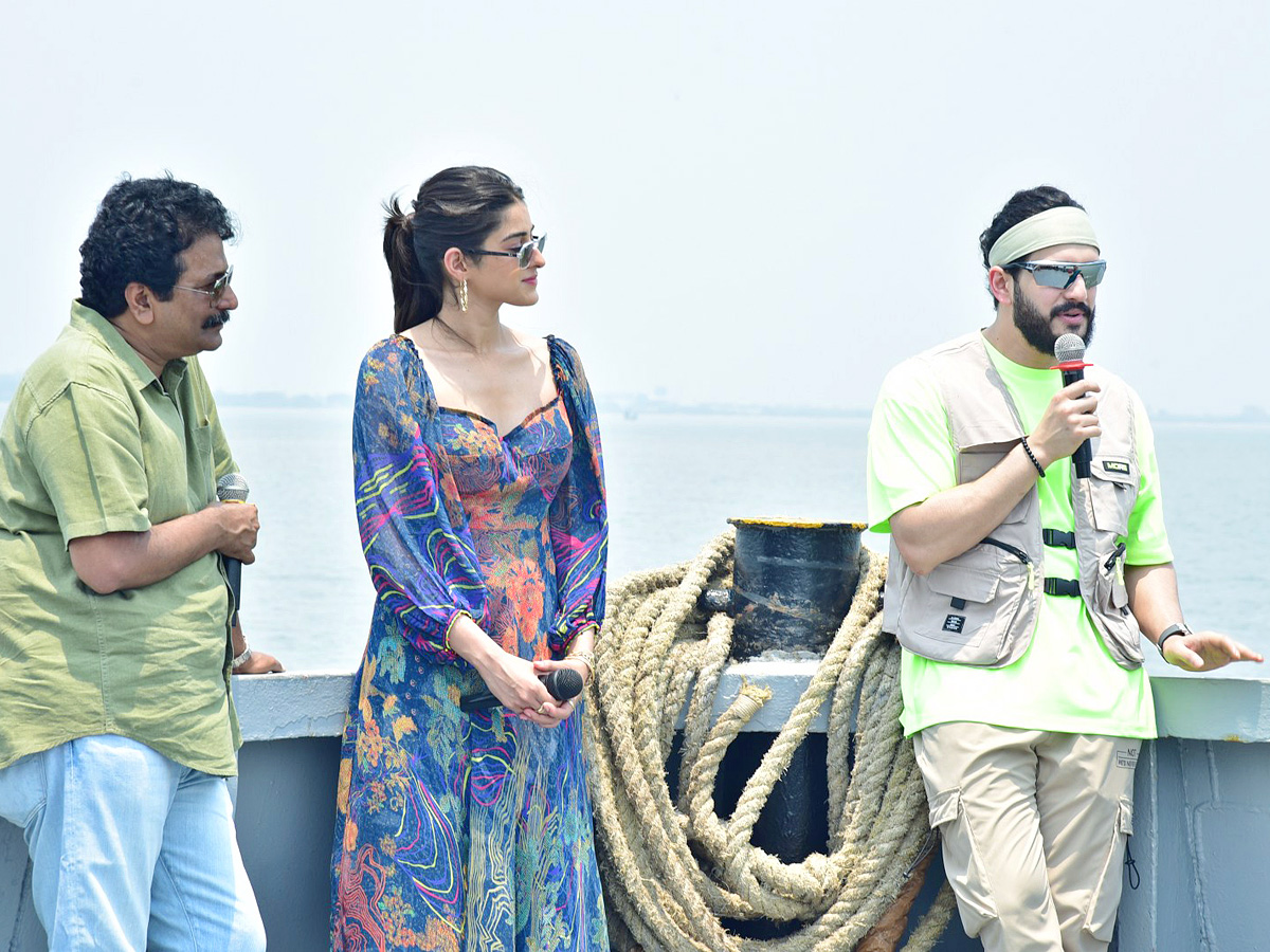 Agent Movie Team Visited Kakinada Port Photos - Sakshi5