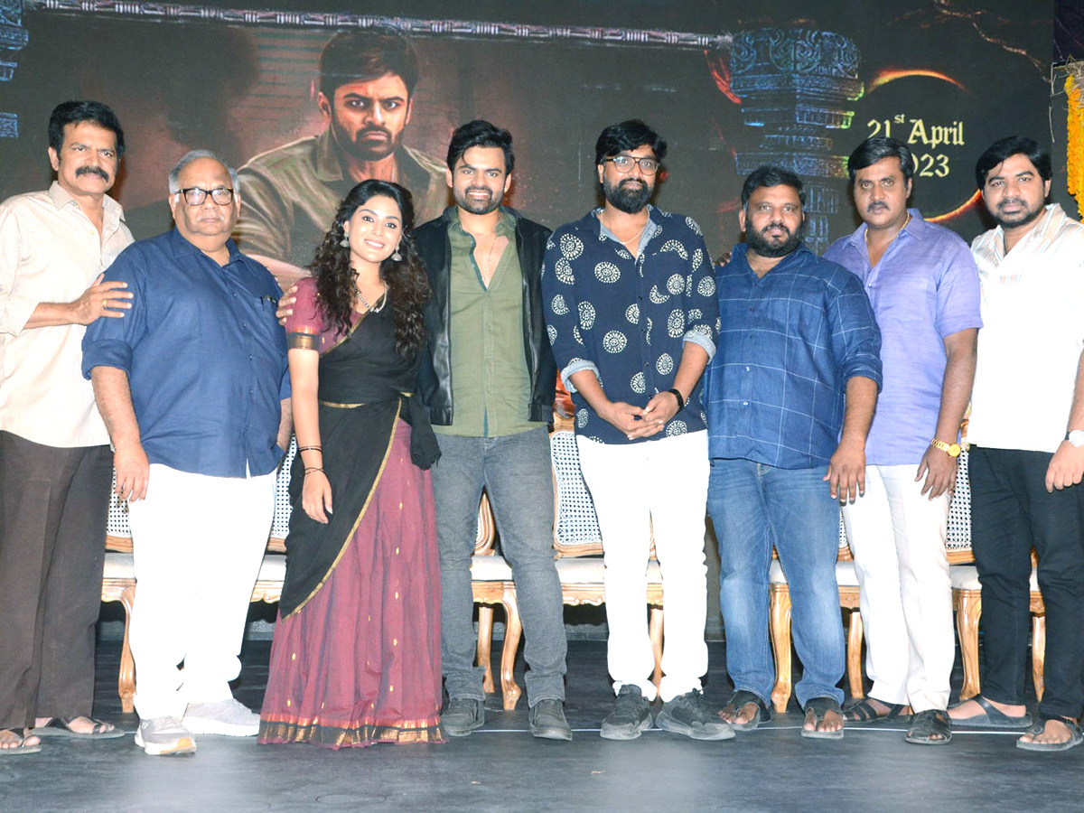 Sai Dharam Tej Virupaksha Movie Press Meet  - Sakshi1