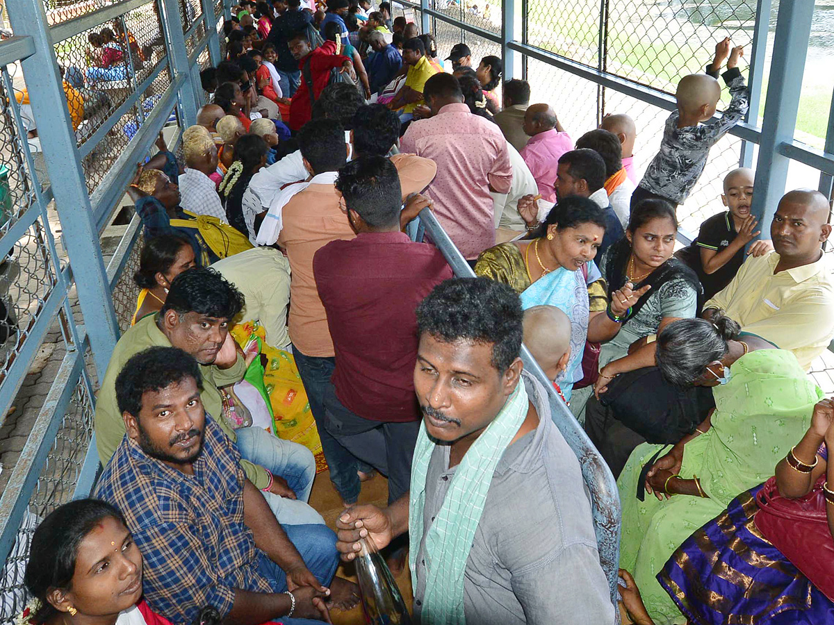 Huge Devotees Rush At Tirumala Tirupati Photos - Sakshi7