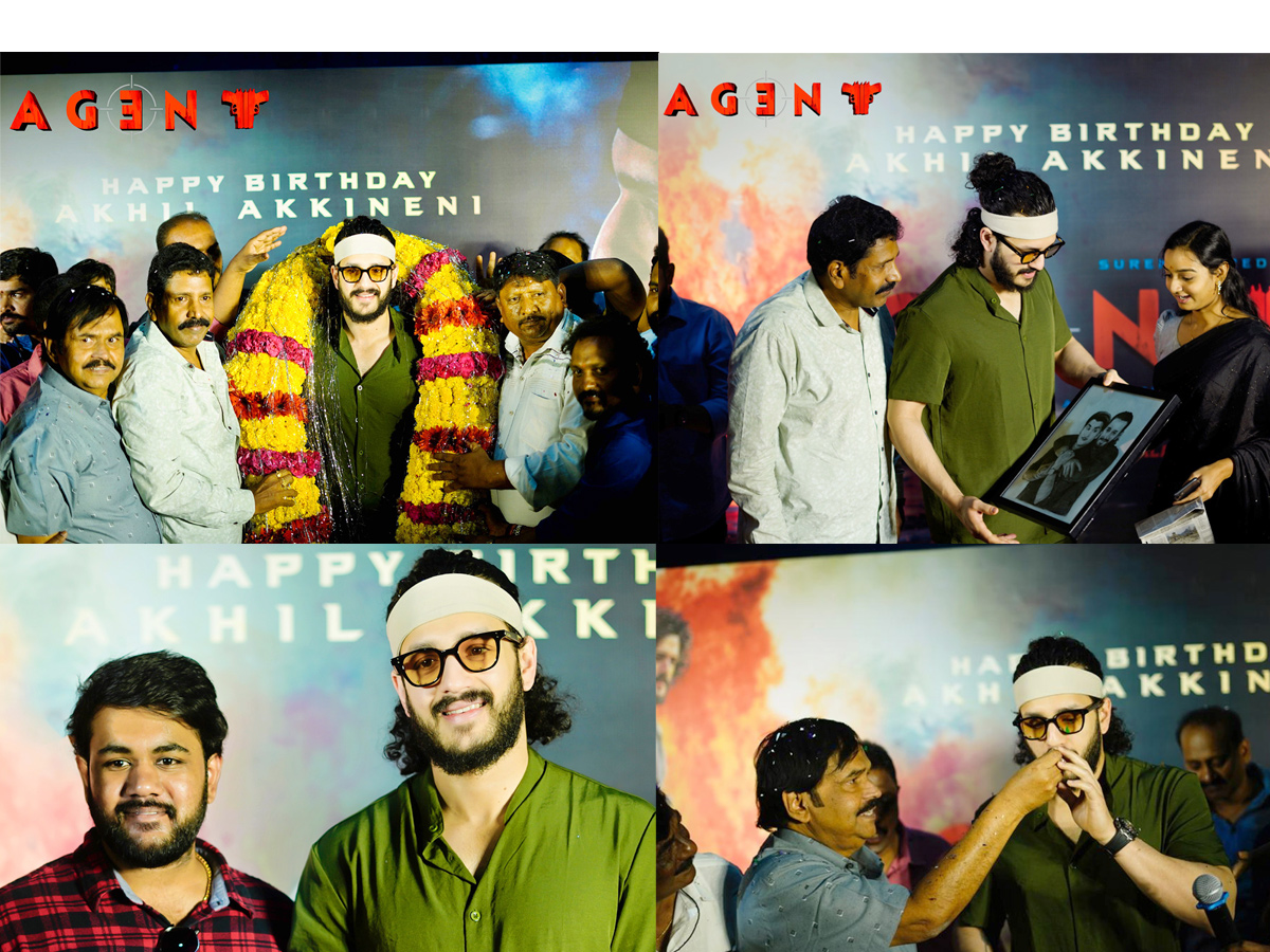 Akhil akkineni birthday celebrations Photos - Sakshi1