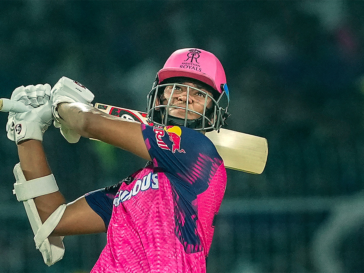 Rajasthan Royals batter Yashasvi Jaiswal celebrates after winning Photos - Sakshi15