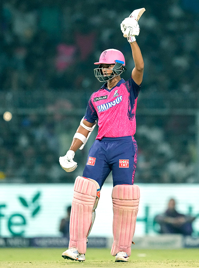 Rajasthan Royals batter Yashasvi Jaiswal celebrates after winning Photos - Sakshi21