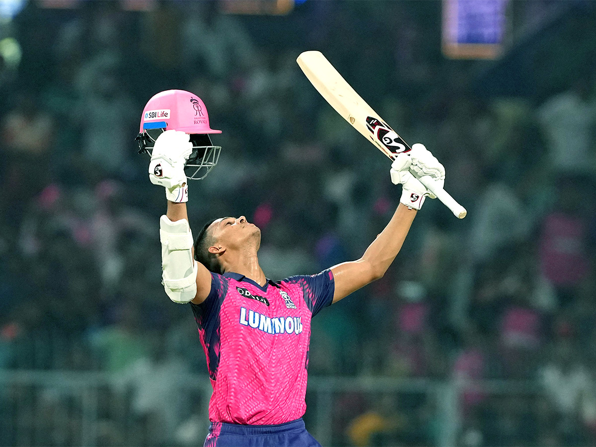 Rajasthan Royals batter Yashasvi Jaiswal celebrates after winning Photos - Sakshi28