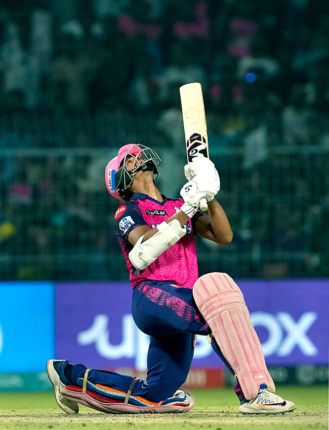 Rajasthan Royals batter Yashasvi Jaiswal celebrates after winning Photos - Sakshi33