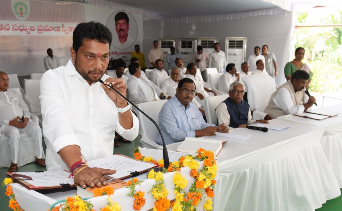 AP Newly Elected YSRCP MLCs Oath Taking Ceremony Photos - Sakshi3