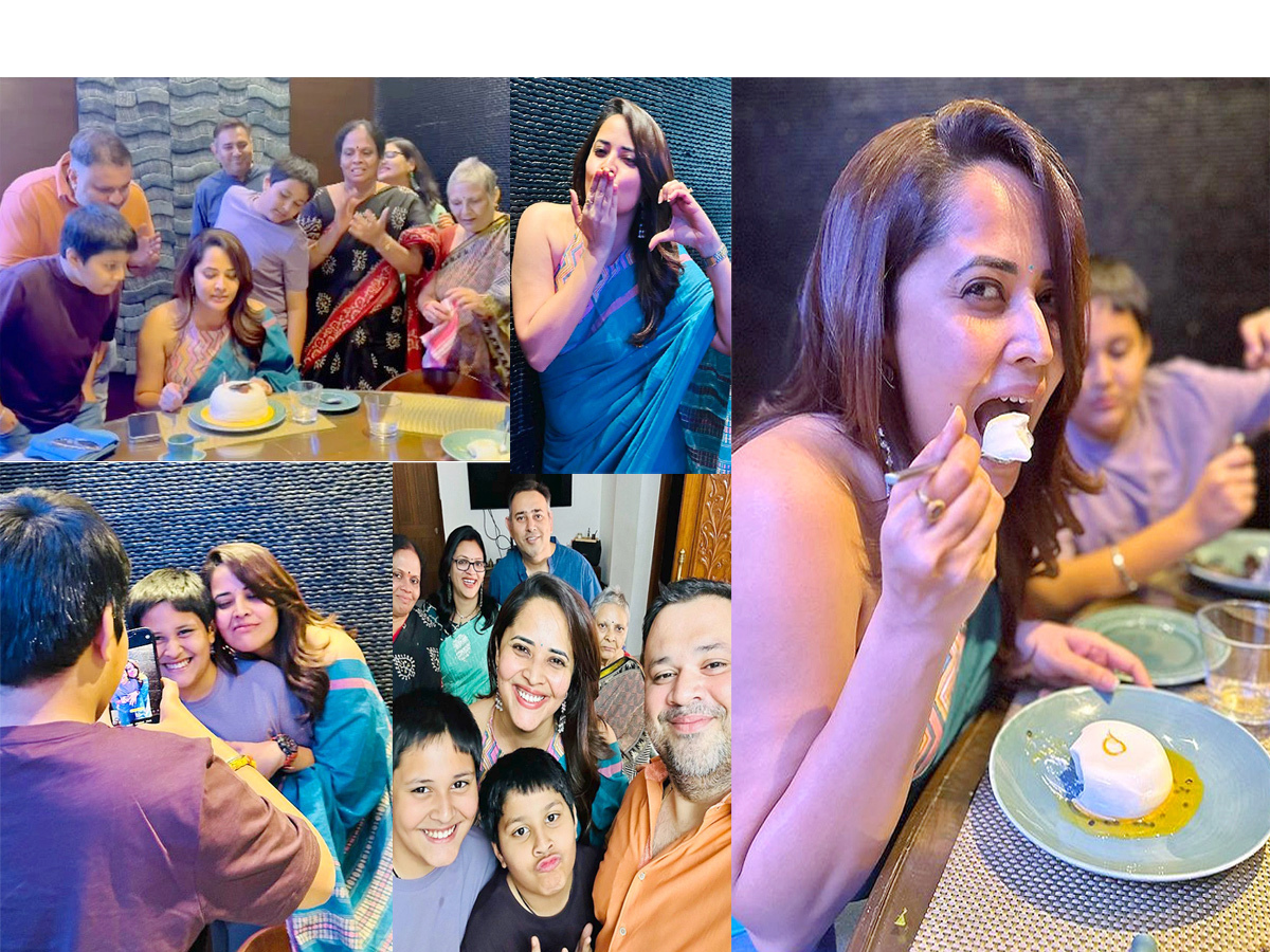 Anchor Anasuya Birthday celebrations with family Photos - Sakshi1