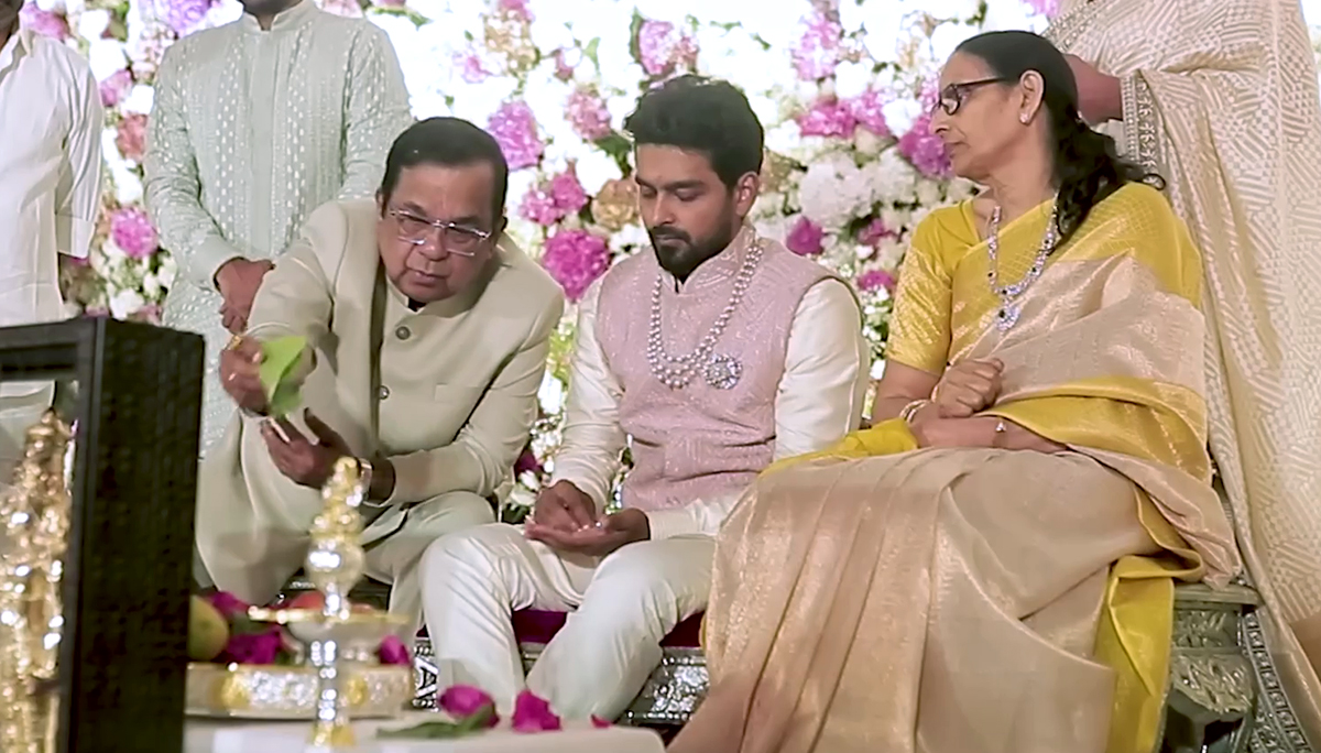 Tollywood Comedian Brahmanandam Younger Son Engagement Photos - Sakshi15