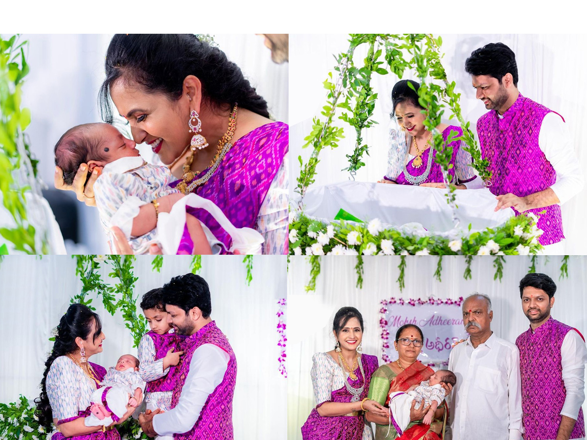 Anchor Lasya manjunath second son naming ceremony Photos - Sakshi1