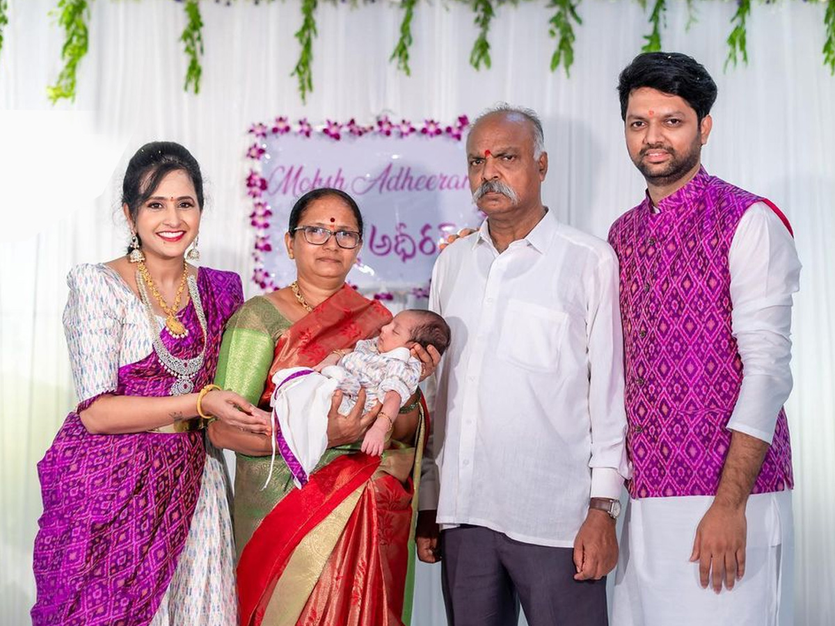 Anchor Lasya manjunath second son naming ceremony Photos - Sakshi10