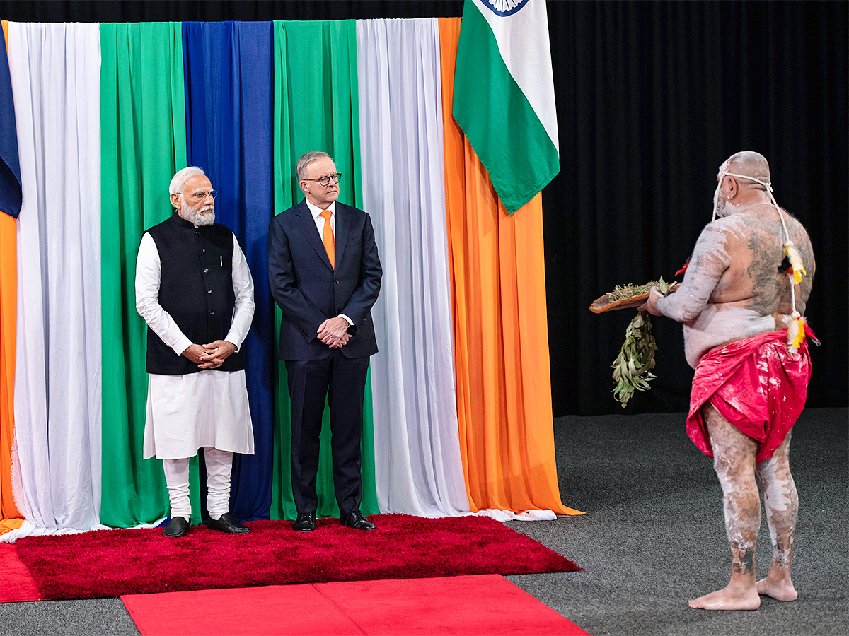 Prime Minister Narendra Modi addresses the Indian community programme in Sydney - Sakshi16