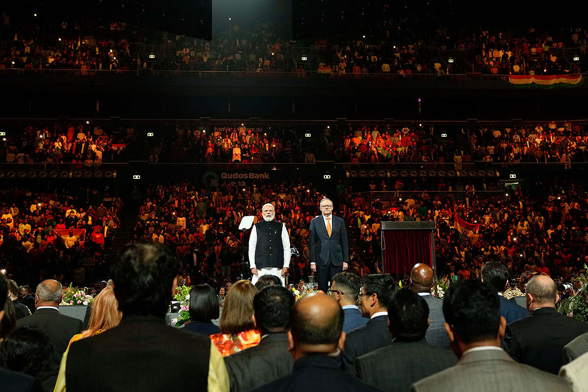 Prime Minister Narendra Modi addresses the Indian community programme in Sydney - Sakshi20