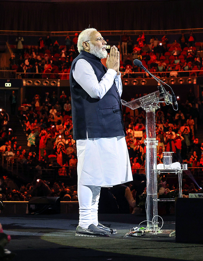 Prime Minister Narendra Modi addresses the Indian community programme in Sydney - Sakshi21