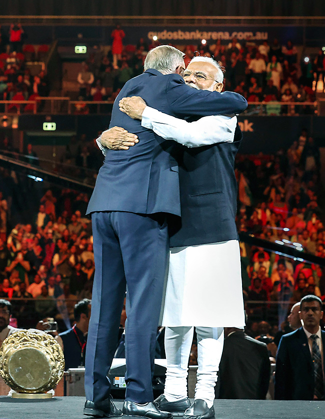 Prime Minister Narendra Modi addresses the Indian community programme in Sydney - Sakshi22