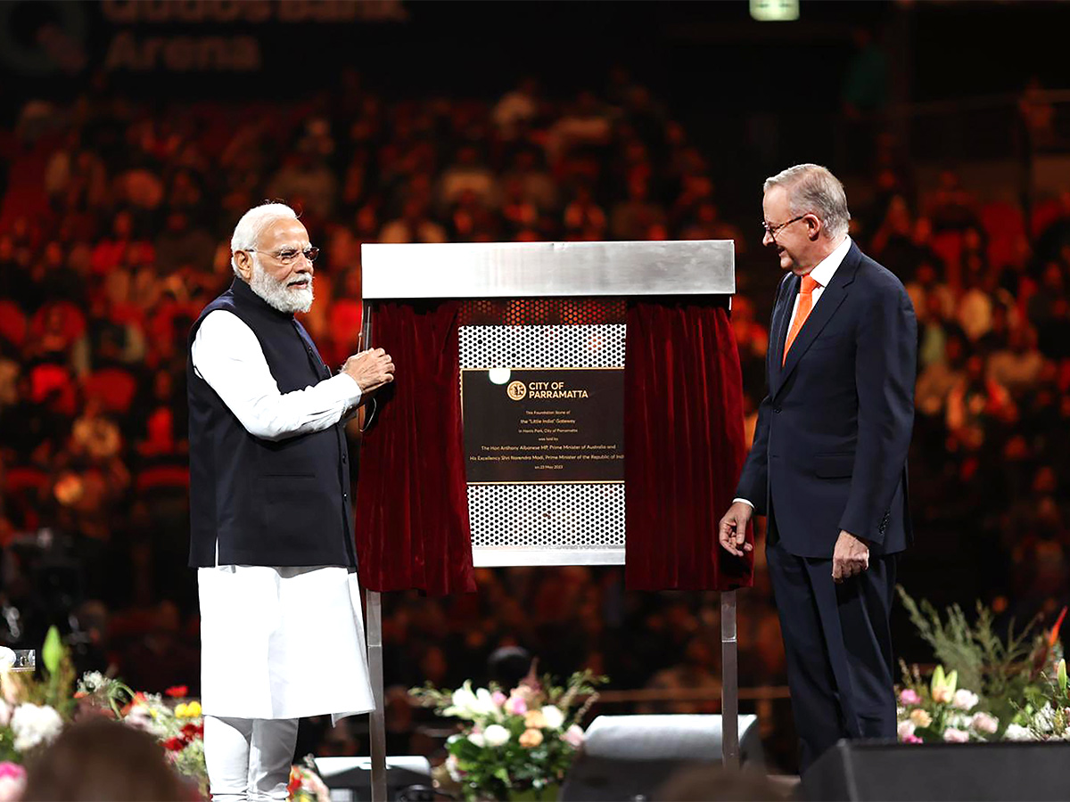 Prime Minister Narendra Modi addresses the Indian community programme in Sydney - Sakshi4