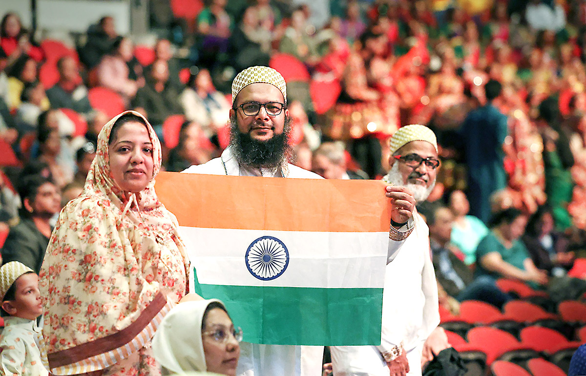 Prime Minister Narendra Modi addresses the Indian community programme in Sydney - Sakshi35