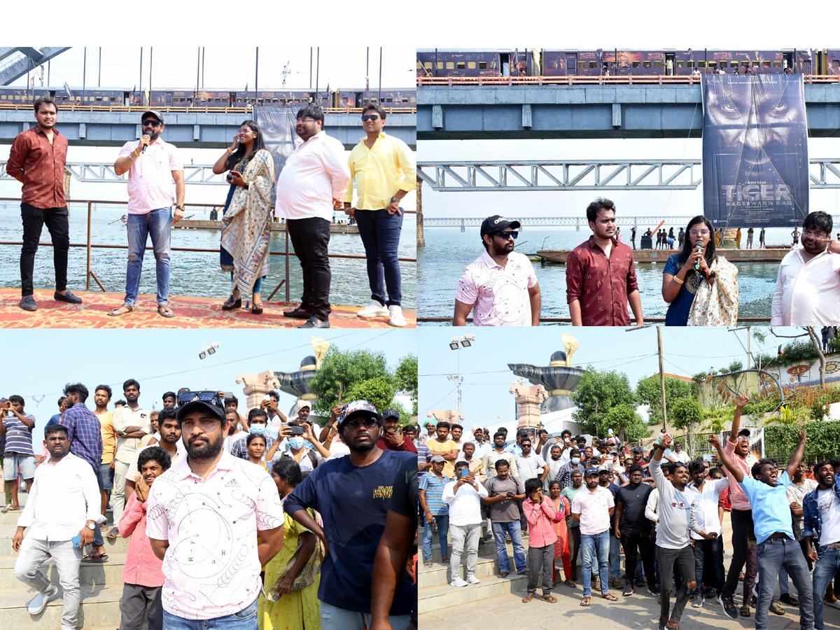 Tiger Nageswara Rao first look launch event at the iconic Havelock Bridge Photos - Sakshi1