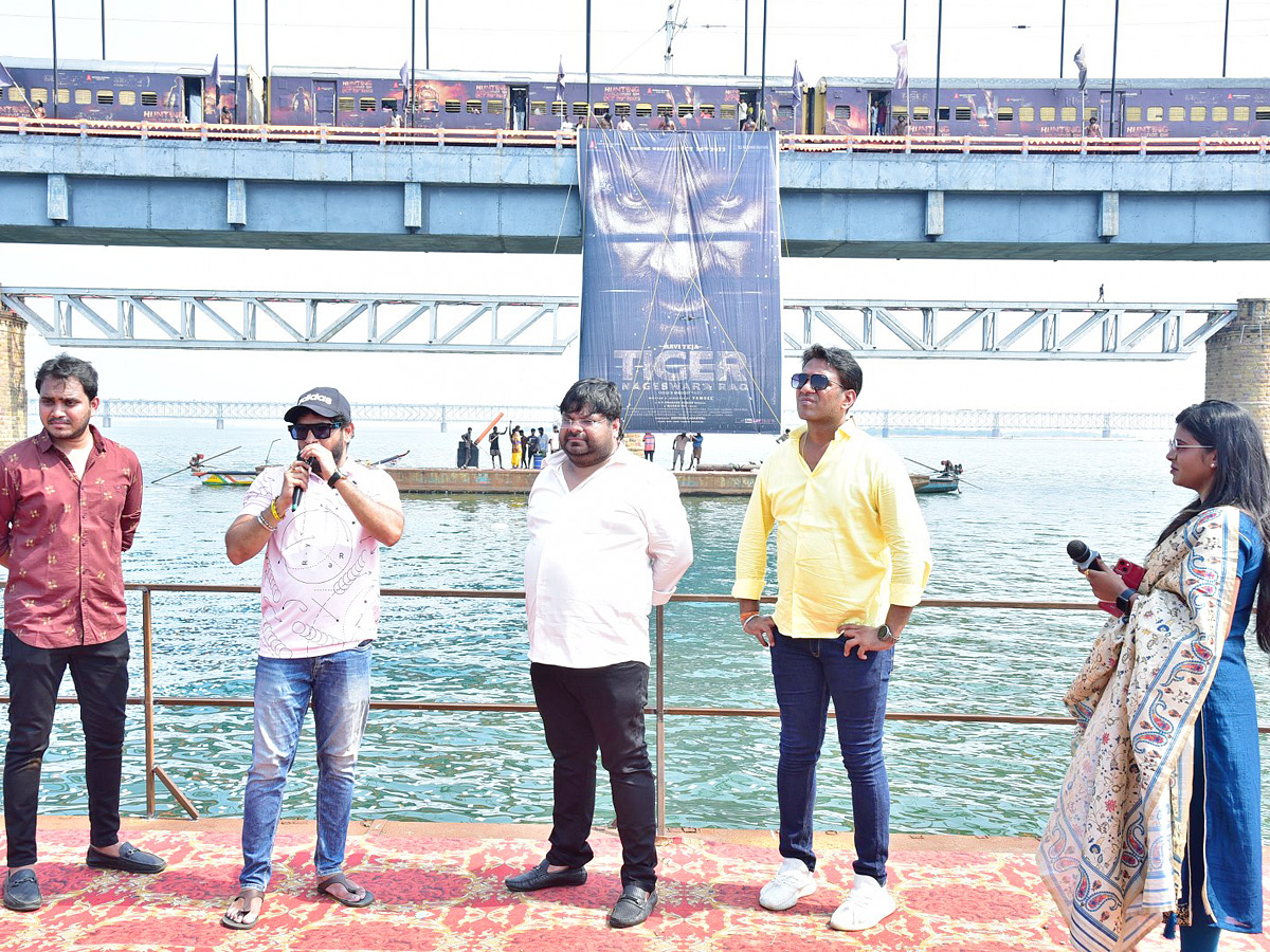 Tiger Nageswara Rao first look launch event at the iconic Havelock Bridge Photos - Sakshi8