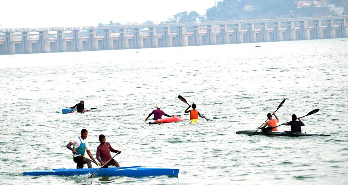 Water sports centre to train beach Vijayawada - Sakshi16