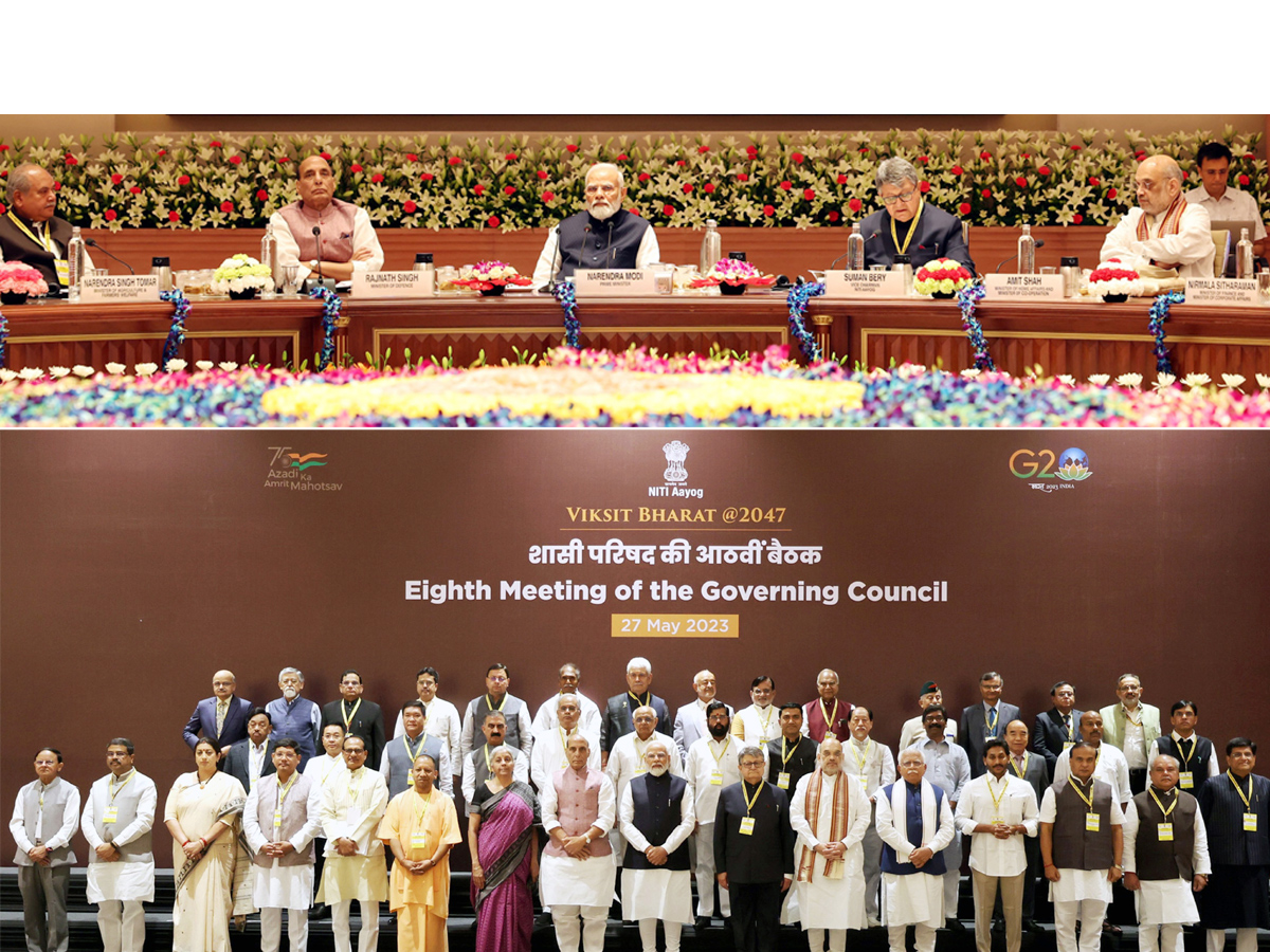 Niti Aayog governing council meeting chaired by PM Narendra Modi PHotos - Sakshi1