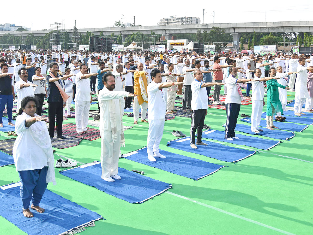 Yoga Mahotsav held at Parade Grounds Photos - Sakshi2