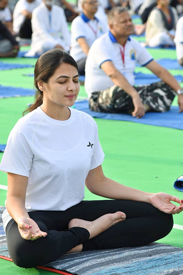 Yoga Mahotsav held at Parade Grounds Photos - Sakshi16