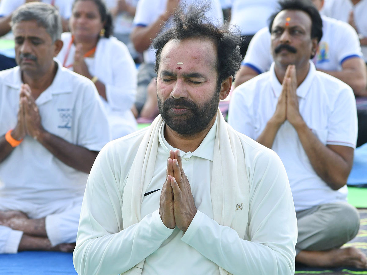 Yoga Mahotsav held at Parade Grounds Photos - Sakshi3