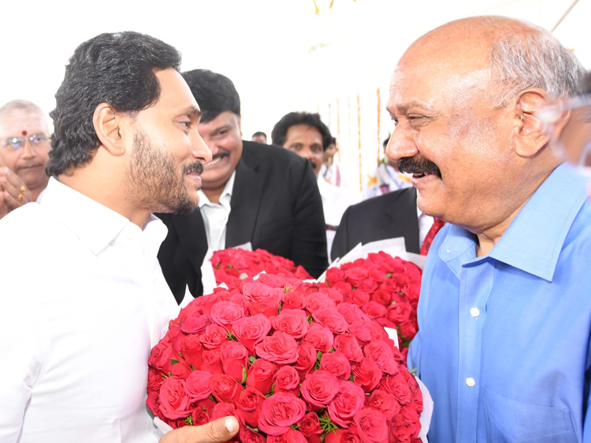 AP CM YS Jagan Lays Foundation Stone For Bhogapuram Airport Photos - Sakshi6