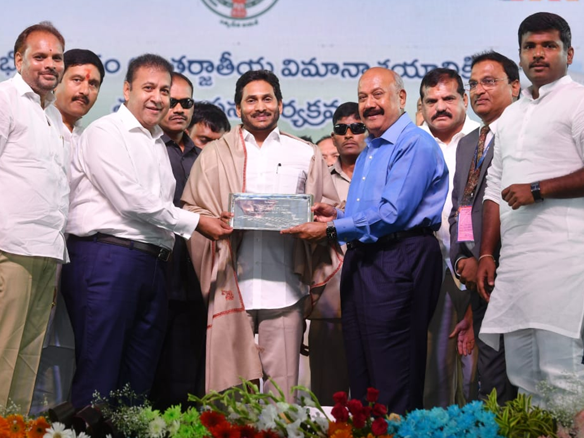 AP CM YS Jagan Lays Foundation Stone For Bhogapuram Airport Photos - Sakshi8