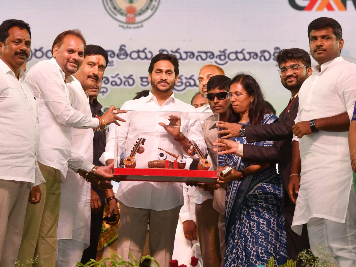 AP CM YS Jagan Lays Foundation Stone For Bhogapuram Airport Photos - Sakshi9