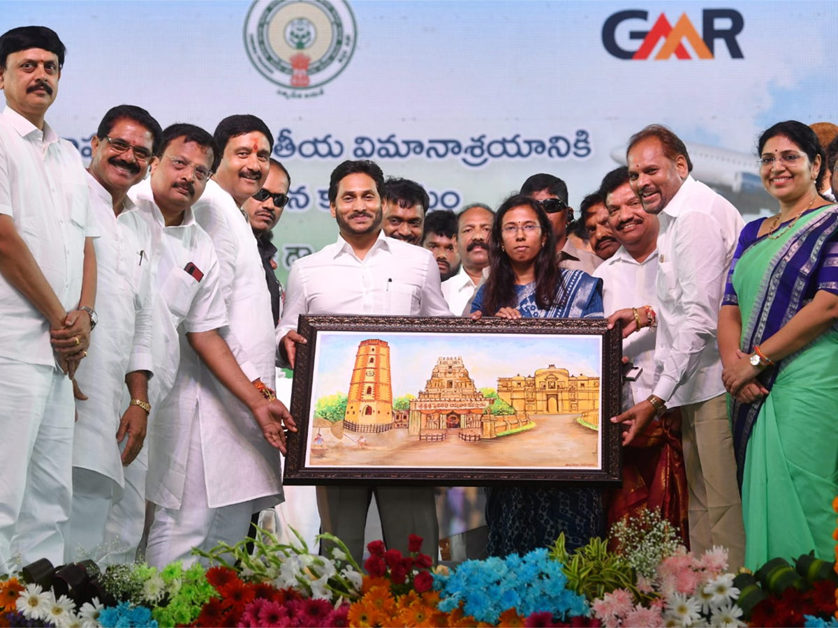 AP CM YS Jagan Lays Foundation Stone For Bhogapuram Airport Photos - Sakshi16