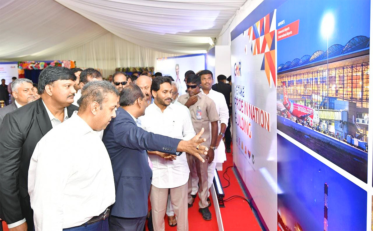 CM YS Jagan Lays Foundation Stone For Bhogapuram Airport Photos - Sakshi4