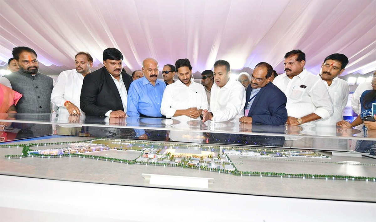 CM YS Jagan Lays Foundation Stone For Bhogapuram Airport Photos - Sakshi6