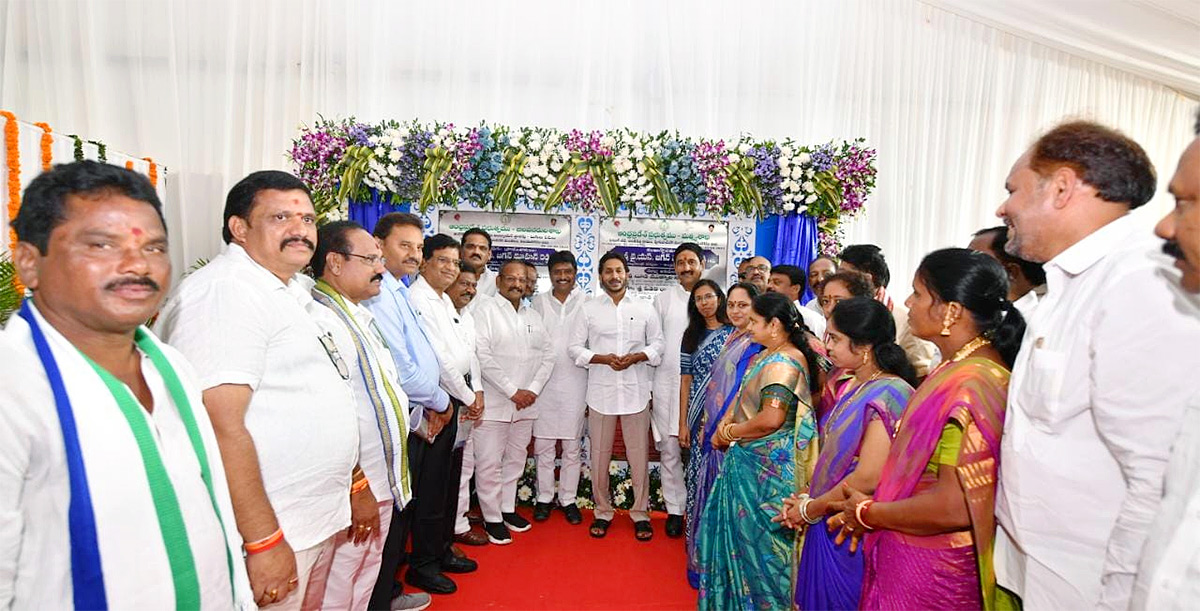 CM YS Jagan Lays Foundation Stone For Bhogapuram Airport Photos - Sakshi7