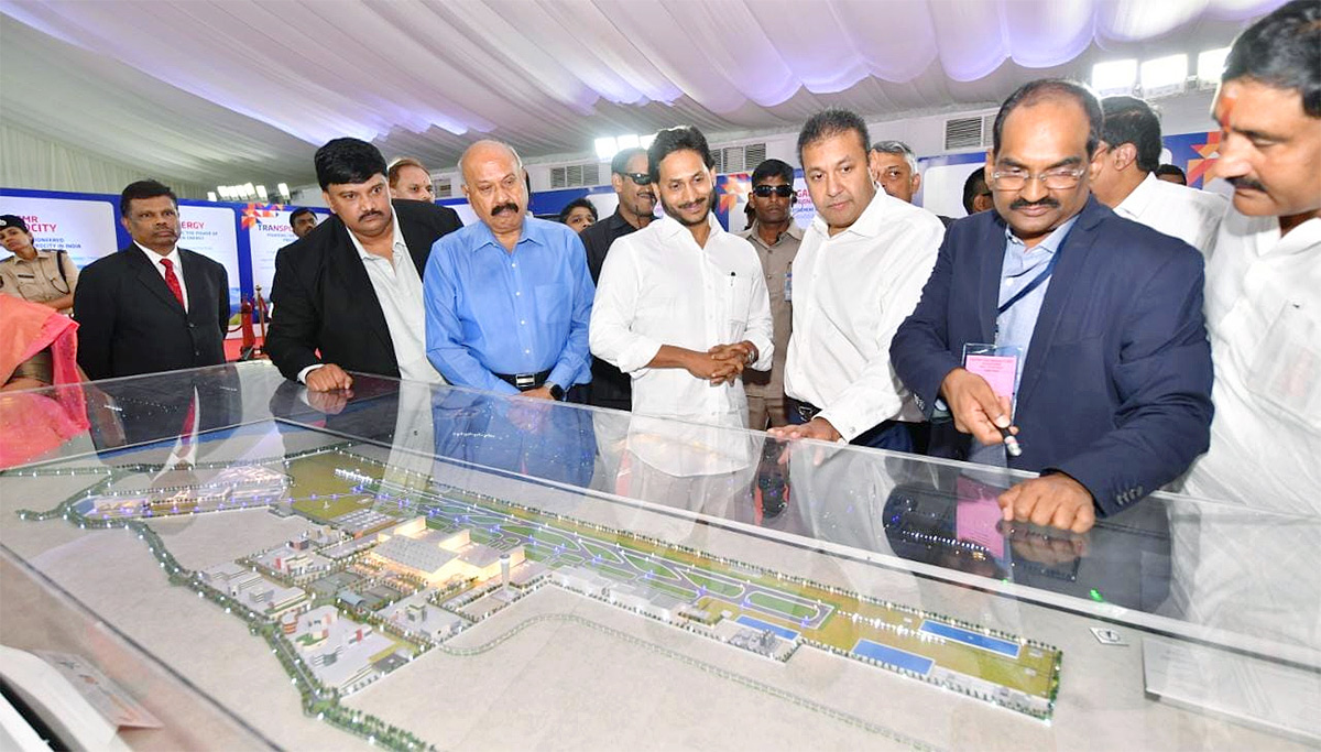 CM YS Jagan Lays Foundation Stone For Bhogapuram Airport Photos - Sakshi9