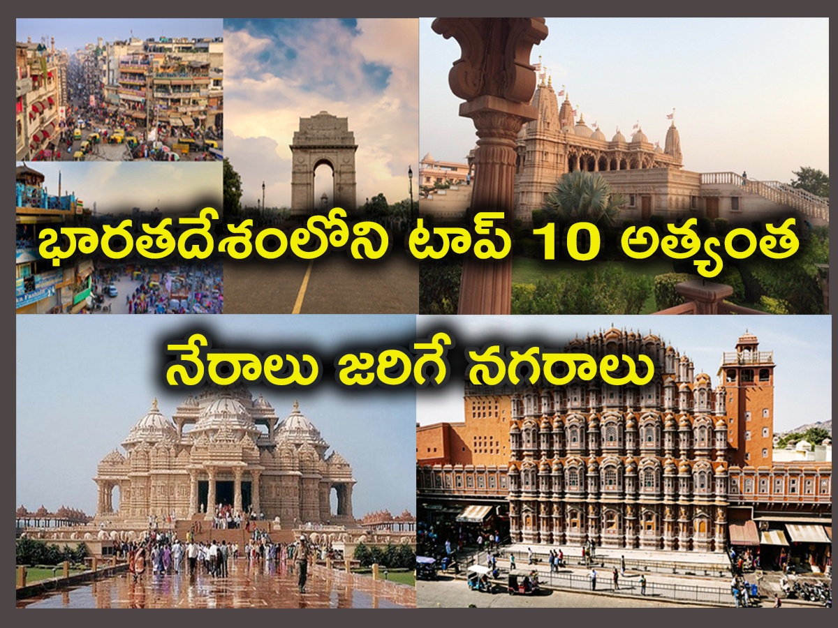 Top 10 Most Crime Cities In India - Sakshi1