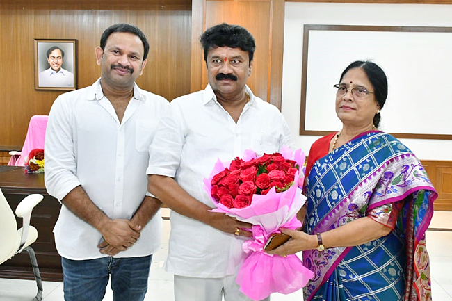 Telangana Ministers received chambers in the new Secretariat Photos - Sakshi12