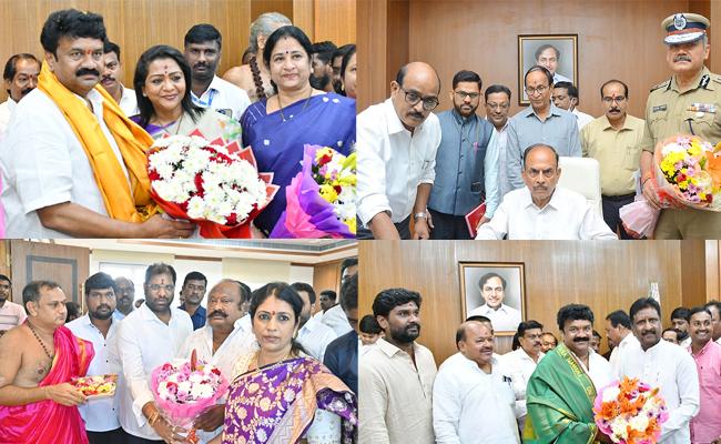 Telangana Ministers received chambers in the new Secretariat Photos - Sakshi1