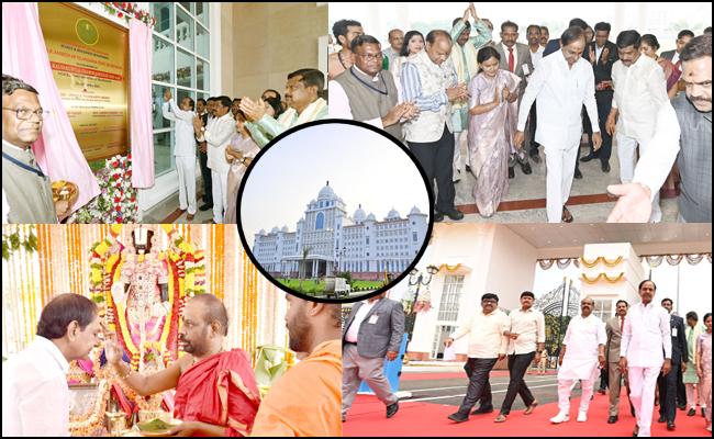 CM KCR Inaugurates New Telangana Secretariat Building Photos - Sakshi20