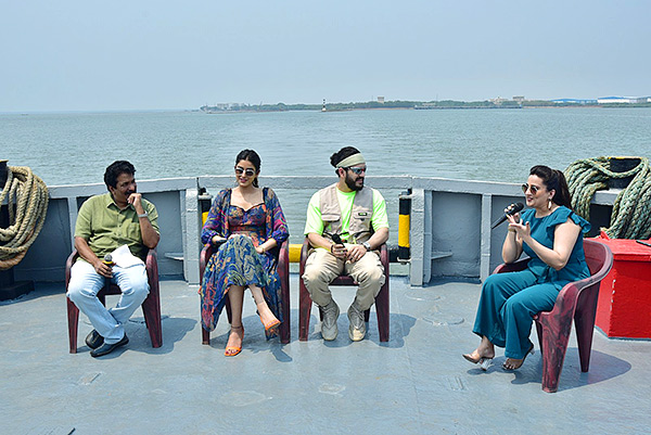 Agent Movie Team Special Interview at Kakinada Port - Sakshi15