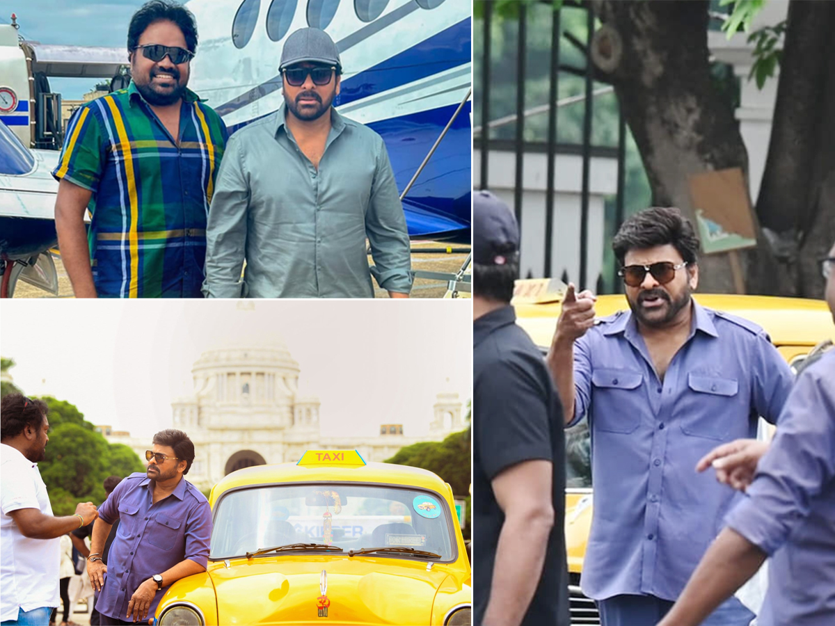 Chiranjeevi Spotted Driving The Iconic Yellow Taxi In Kolkata - Sakshi1