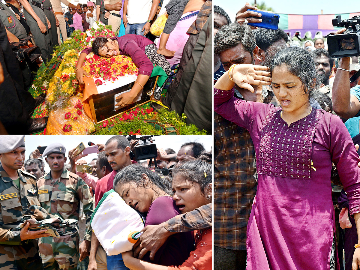 State funeral For Martyred Army Jawan In Karimnagar  - Sakshi1