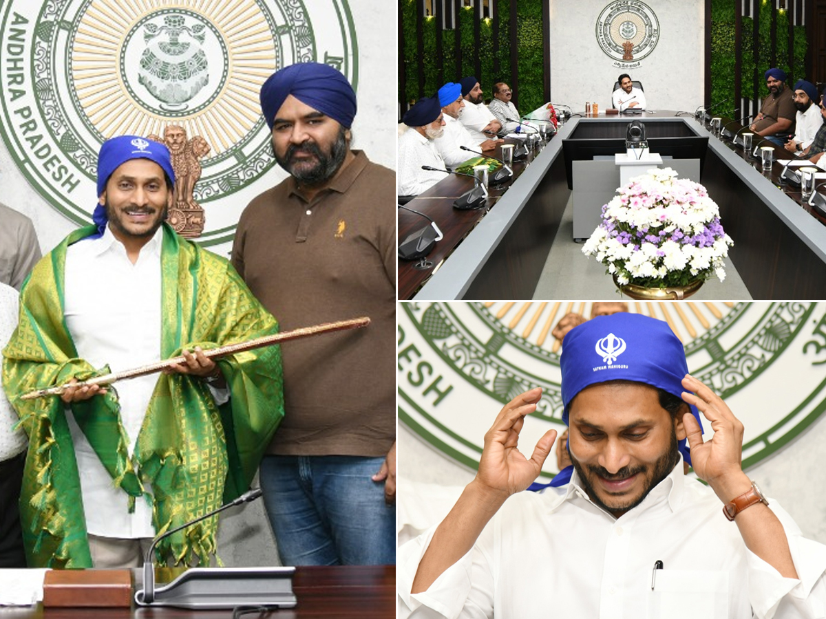 AP Sikh Religious Leaders Met CM YS Jagan Photos - Sakshi1