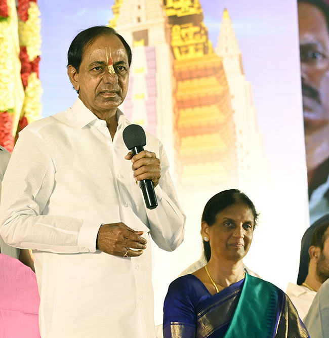 inaugurating The SriKrishna Temple in Hyderabad - Sakshi20