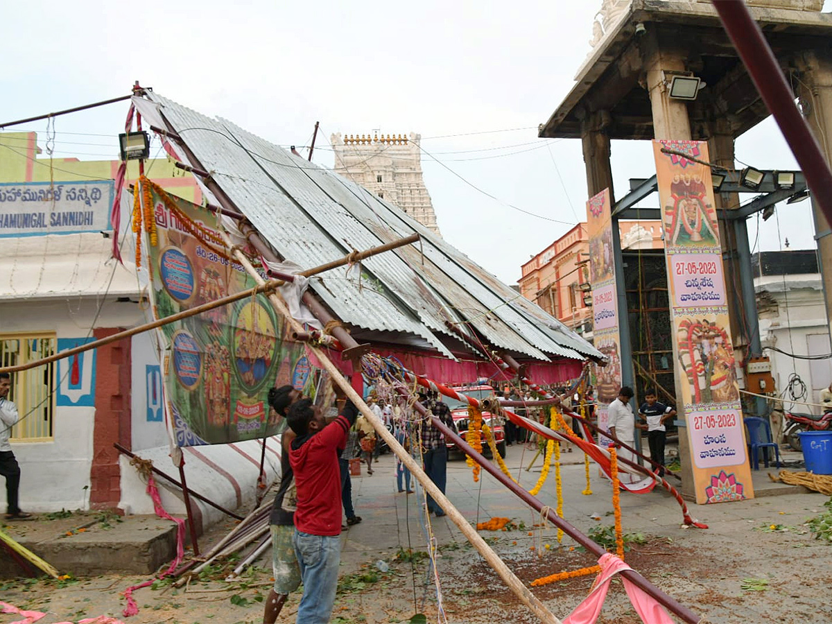 Devotee killed After Tree Fell On Him At Tirupati Govindaraja Swamy temple - Sakshi24