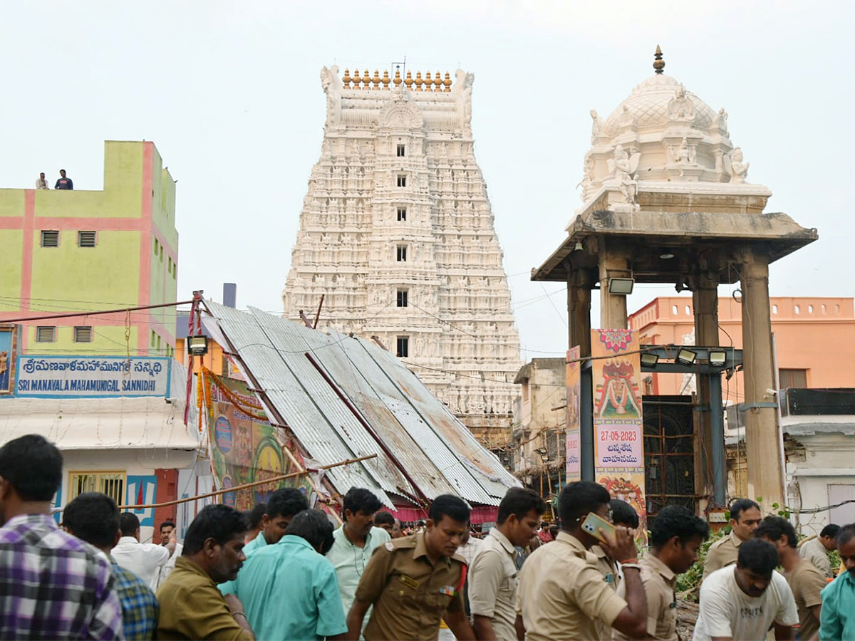 Devotee killed After Tree Fell On Him At Tirupati Govindaraja Swamy temple - Sakshi25