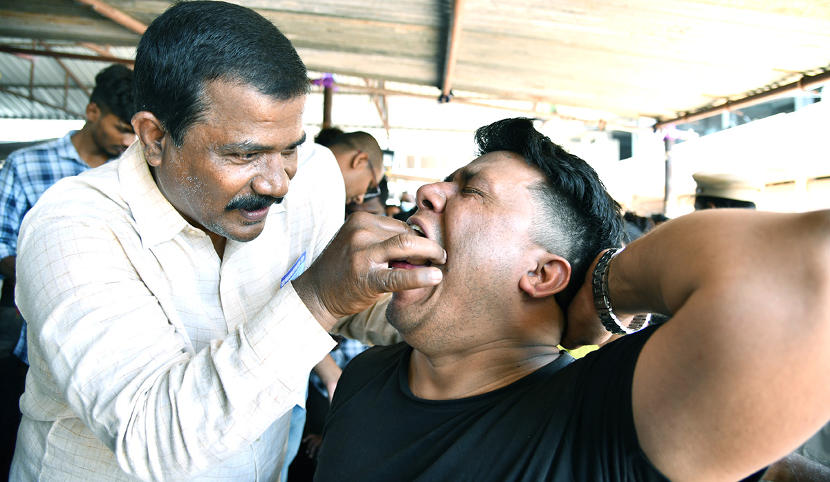 Fish Medicine Distribution Nampally Exhibition Grounds Photos - Sakshi19