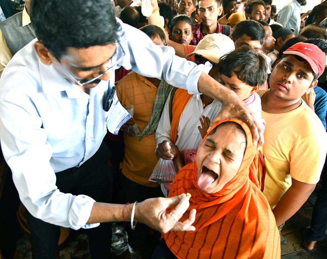 Fish Medicine Distribution Nampally Exhibition Grounds Photos - Sakshi27