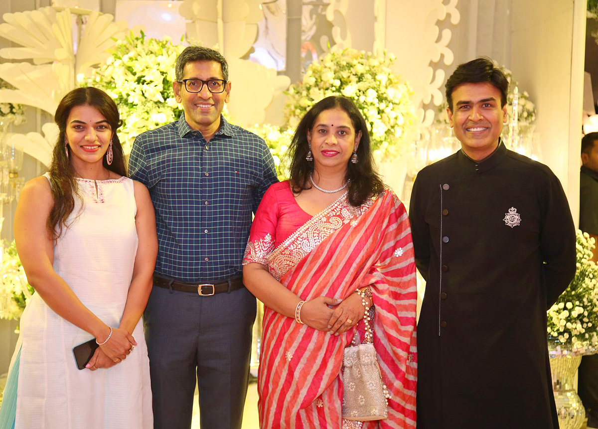 tollywood celebrities at sharwanand wedding reception function at hyderabad - Sakshi34